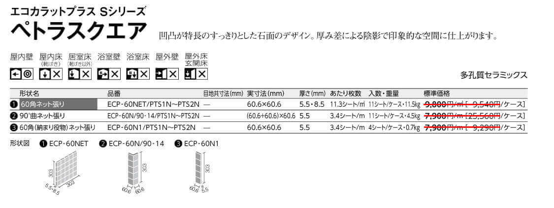 エコカラットプラスペトラスクエア詳細画像1