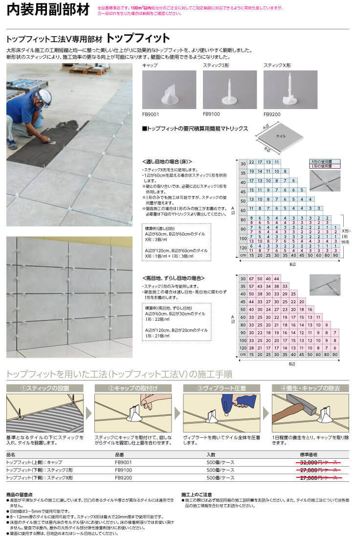 トップフィット工法詳細画像