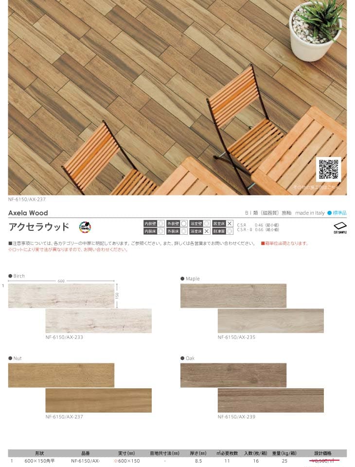 長江陶業のアウセラウッド詳細画像１