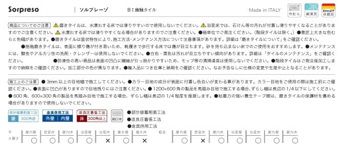 ソルプレーゾ詳細画像1